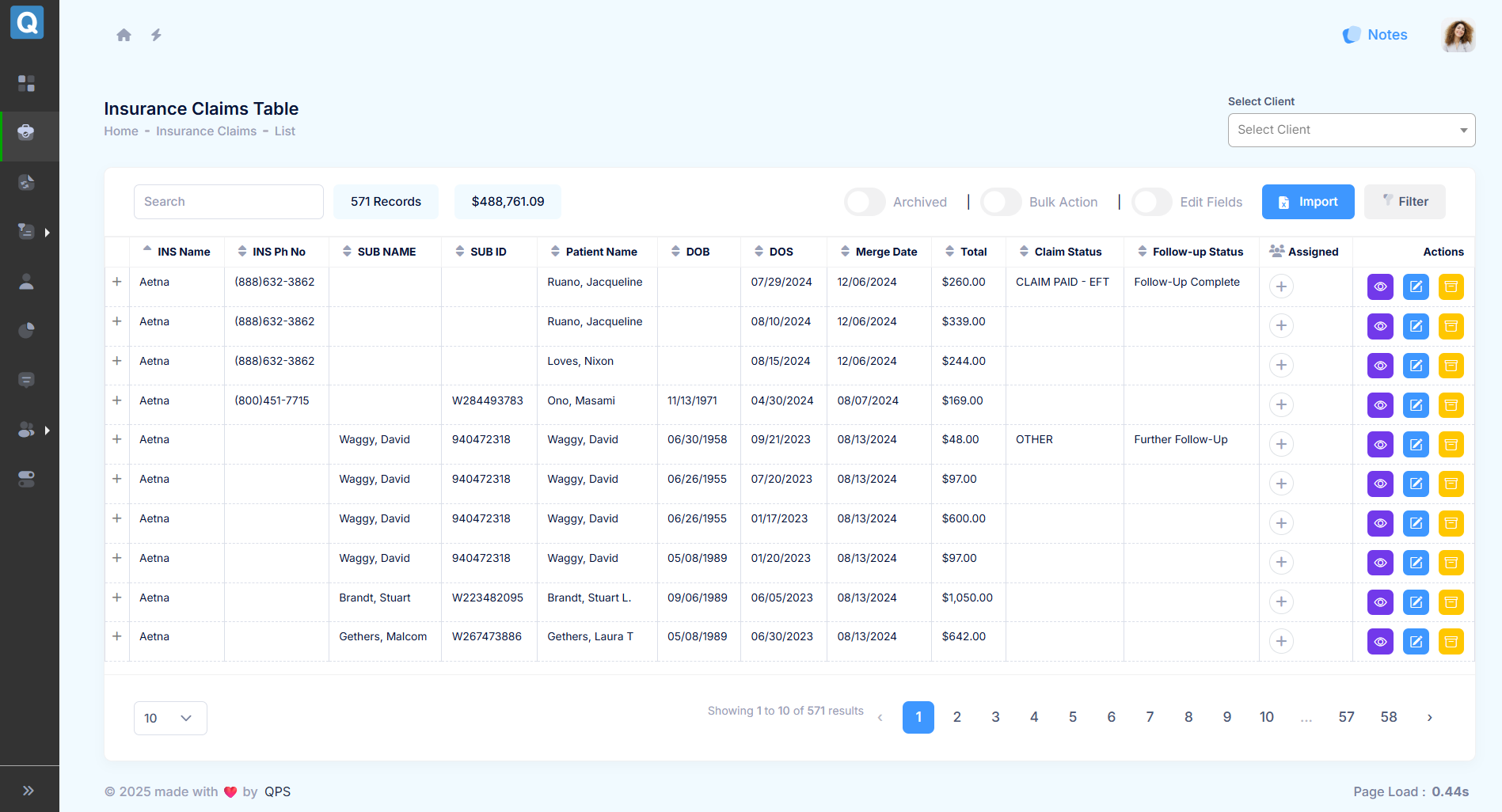 Insurance Claim Portal CMS
